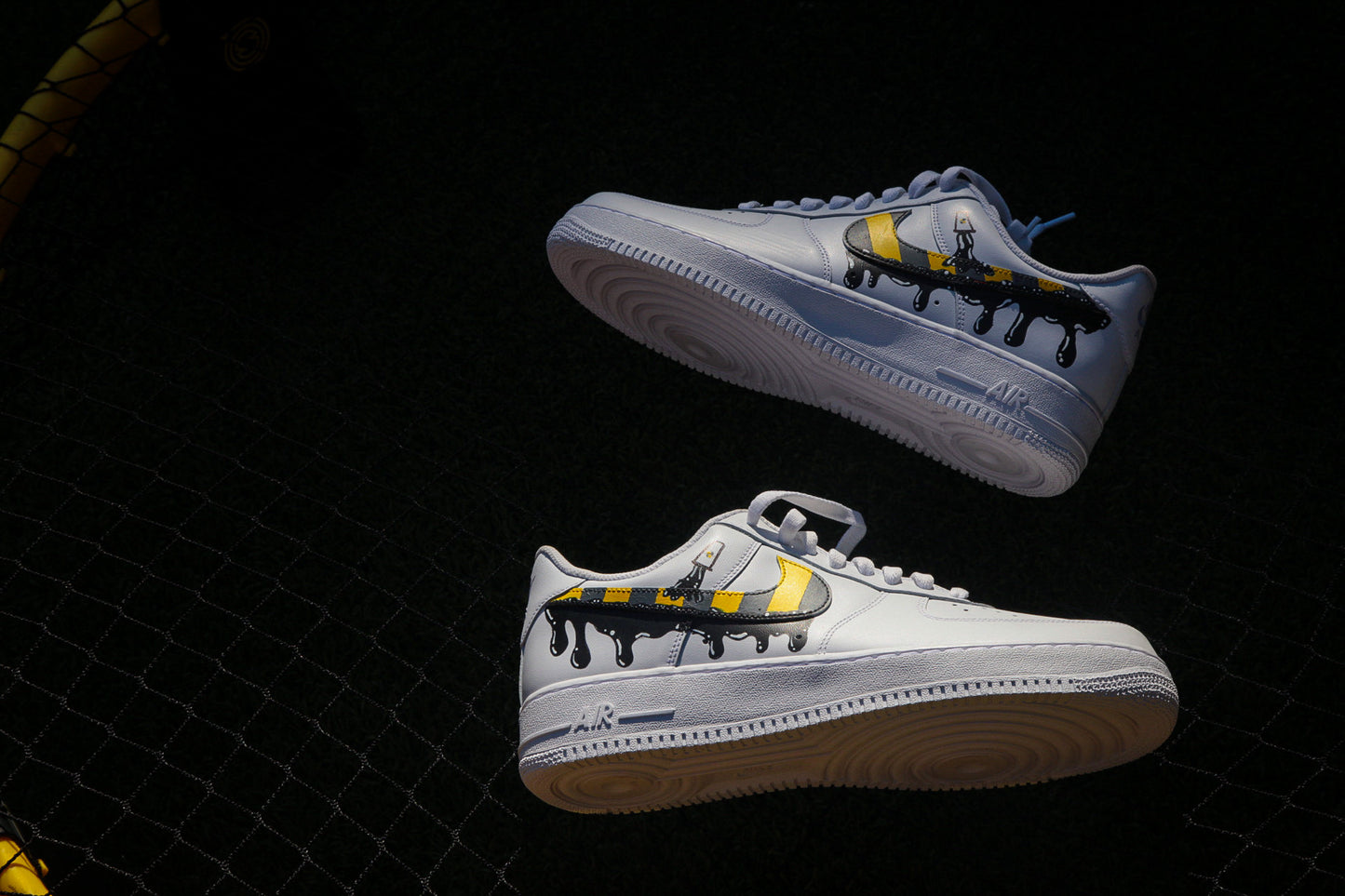Air Force 1 Toxic Dripping swoosh Customs
