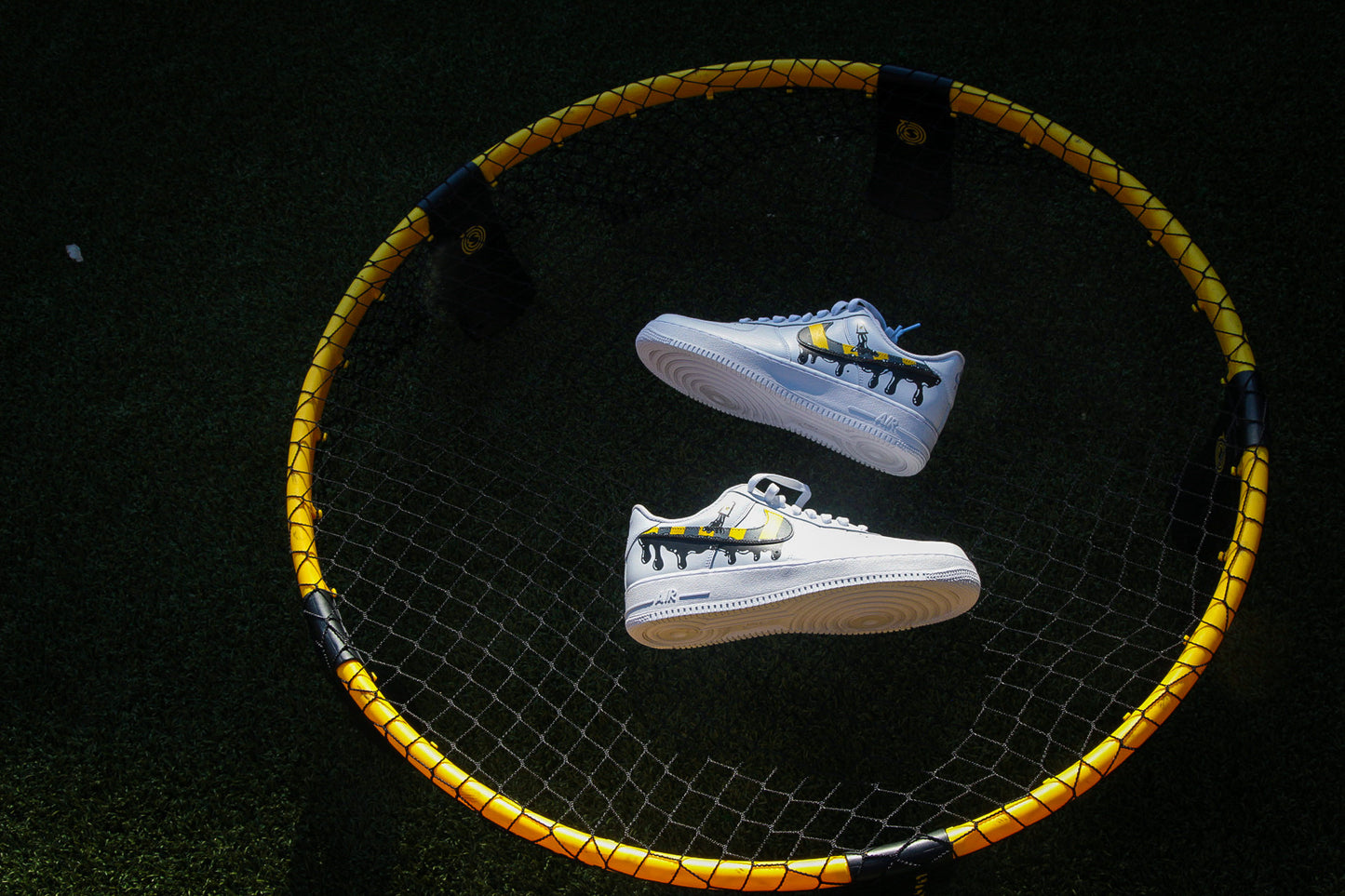 Air Force 1 Toxic Dripping swoosh Customs