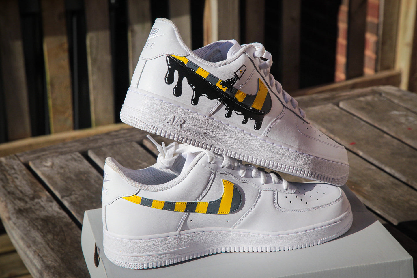 Air Force 1 Toxic Dripping swoosh Customs