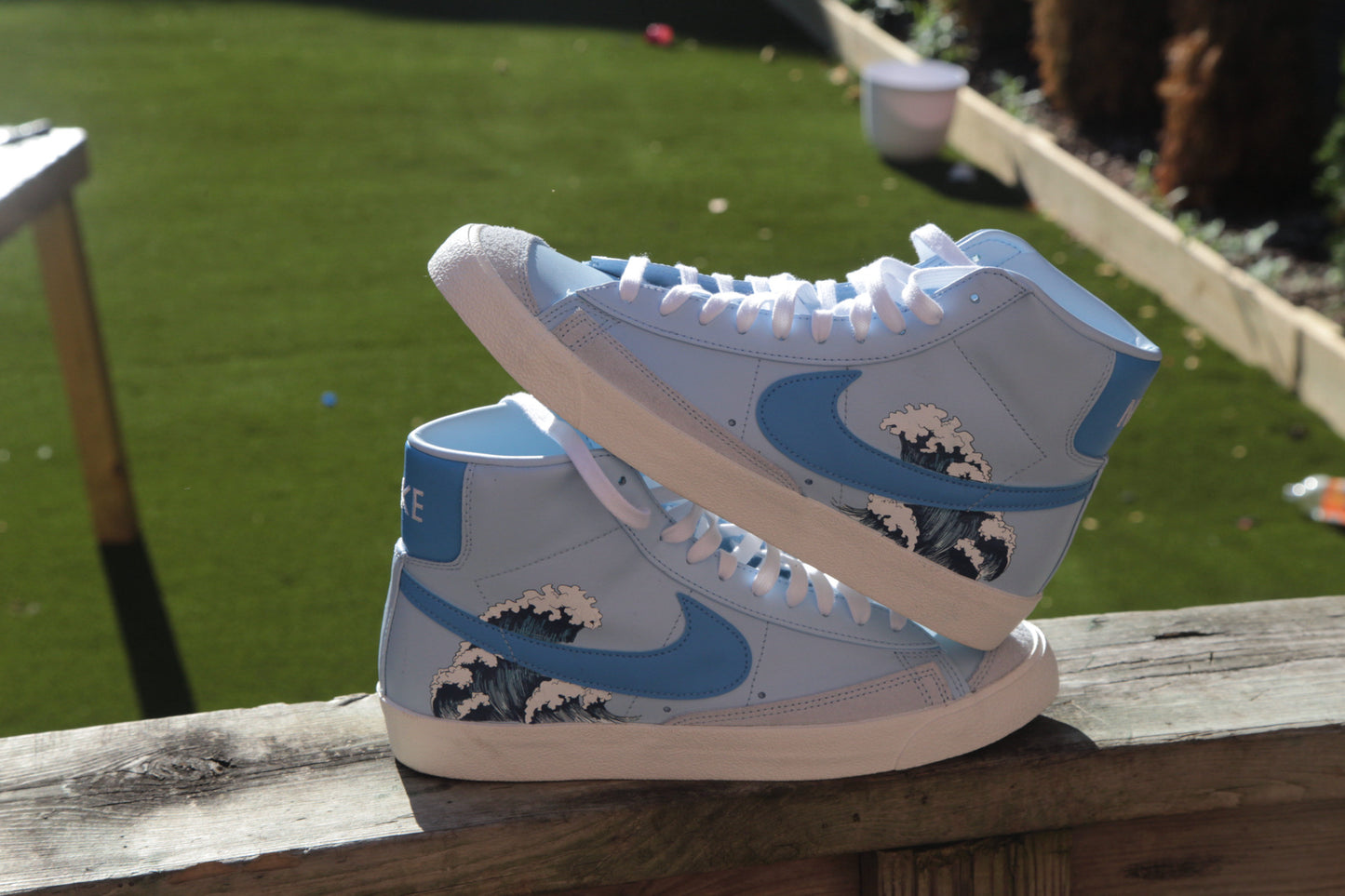 Blazer Mid Celestine Blue Customs