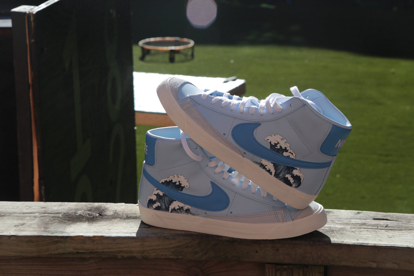 Blazer Mid Celestine Blue Customs
