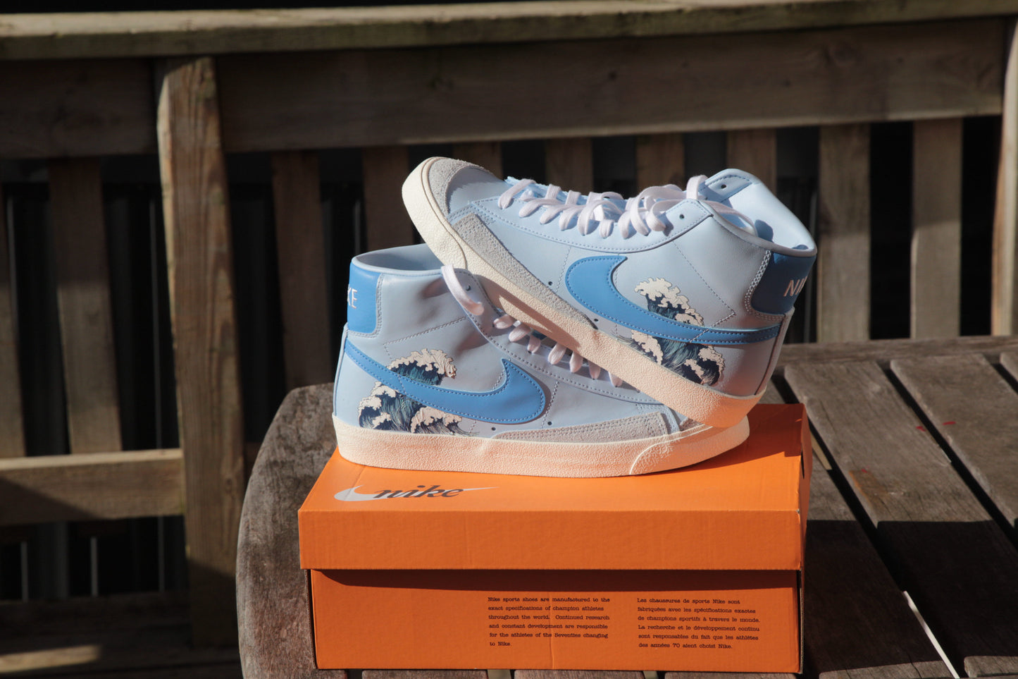 Blazer Mid Celestine Blue Customs
